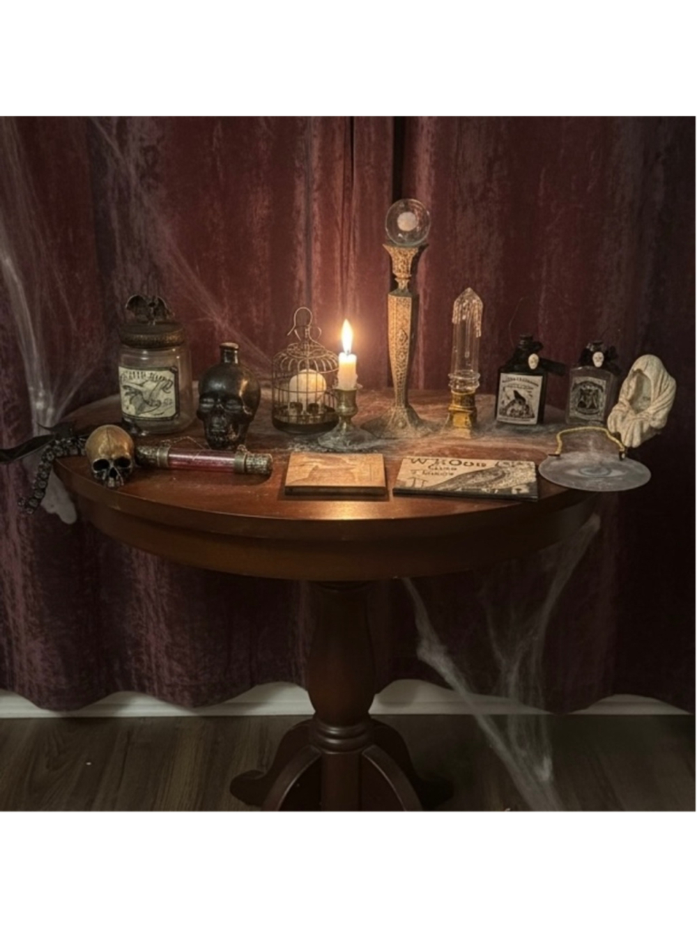 Unbranded Halloween Gothic Curiosities Decor Set One Size